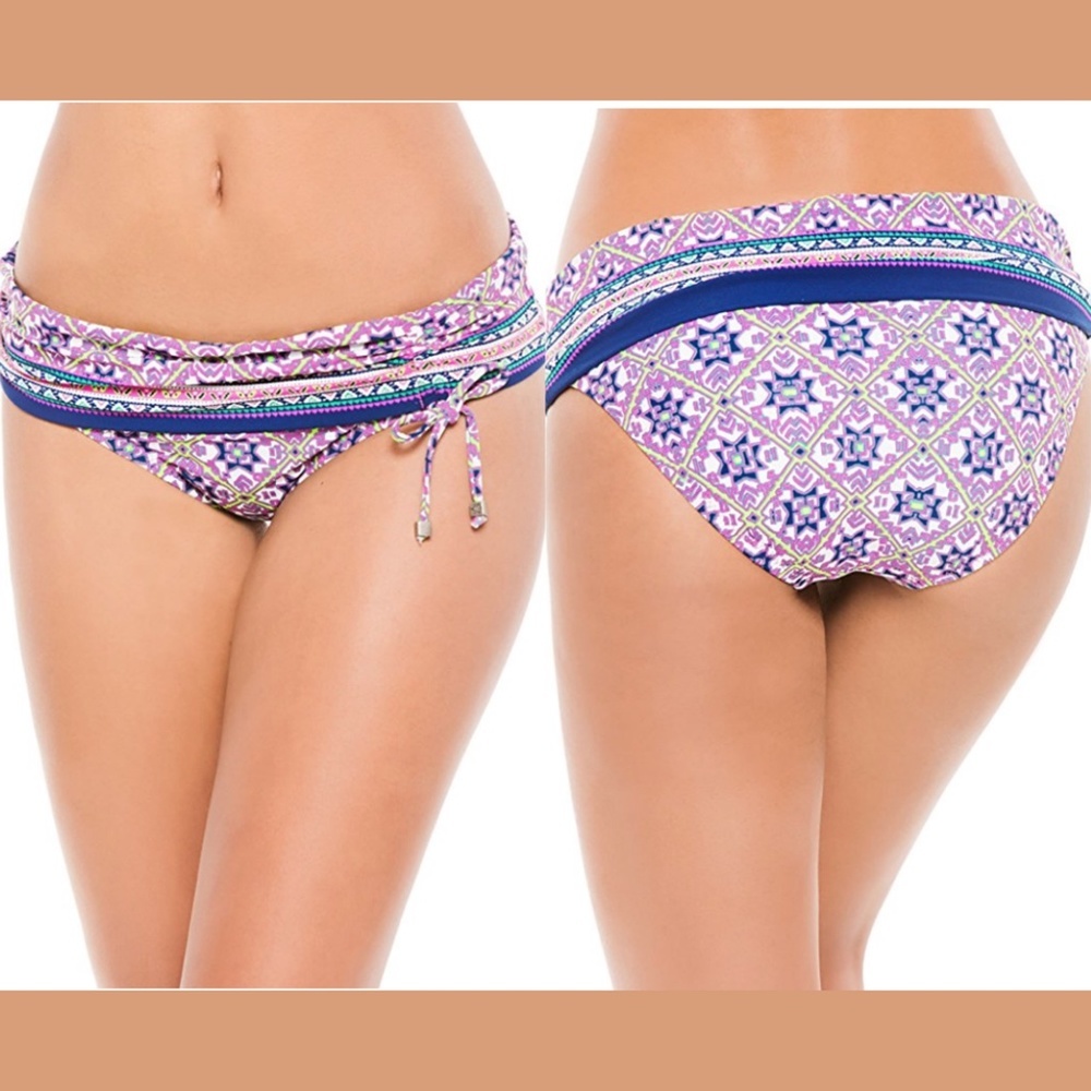 NWT‎ Nanette Lepore Mallorca Dreamer Bikini Bottom